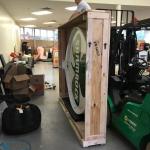 Building the Crate for the Shamrock Neon Sign
